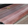 Malla de alambre tejido diagonal de cobre rojo